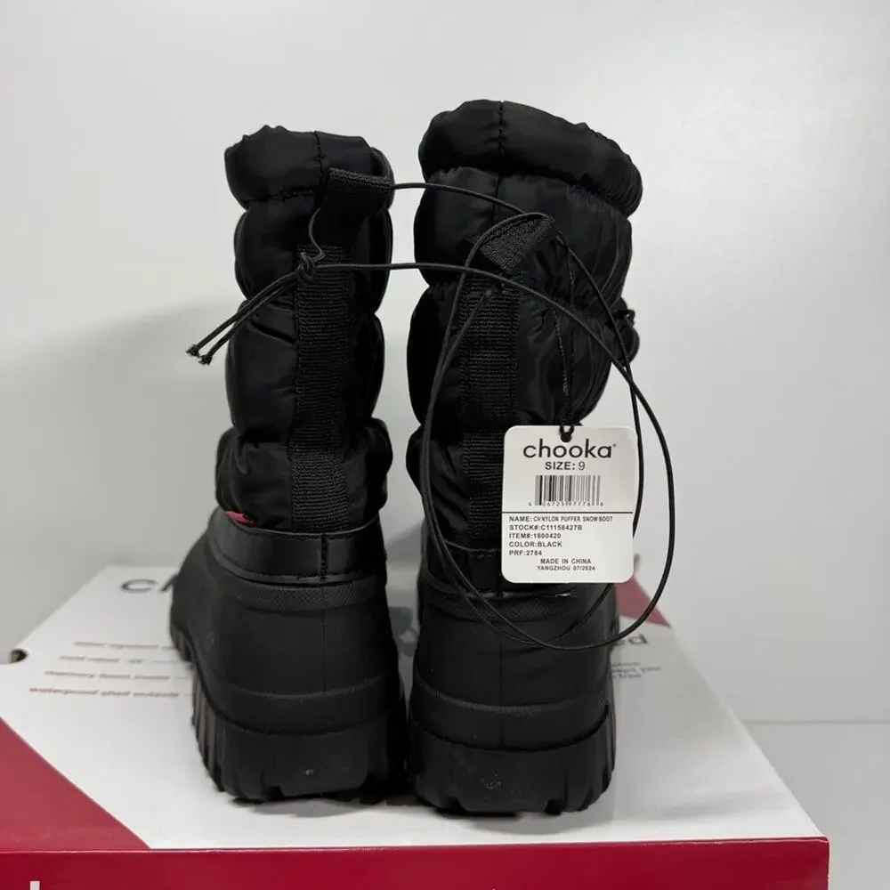 NIB• Chooka Nylon Puffer Mid Cold Weather Boot Size: 9